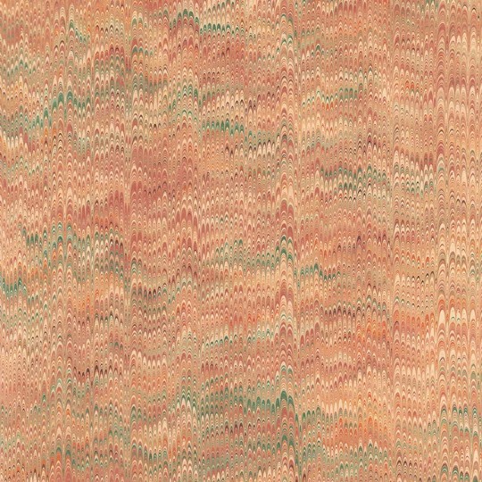 Hand Marbled Paper Petite Combed Pattern in Yellows ~ Berretti Marbled Arts